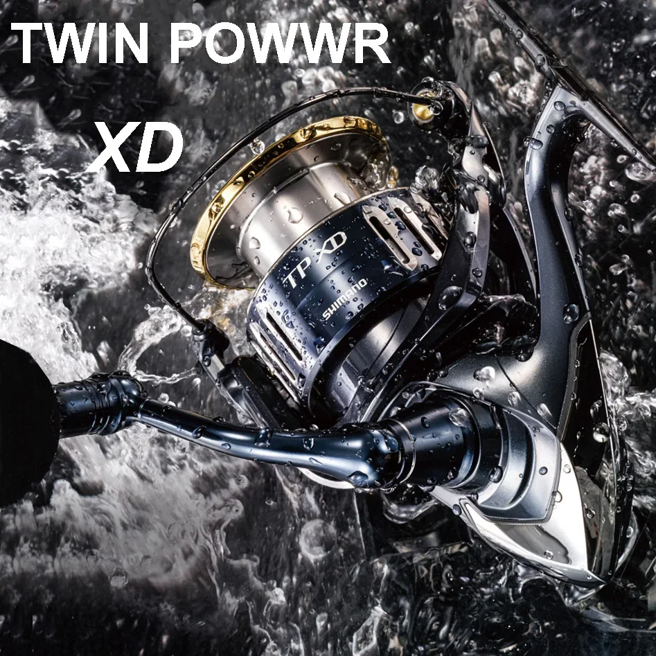 Shimano-Twin Power Spinning Mulinello Da Pesca, X Protect, Waterproof, Xd C3000Hg, C3000Xg, 4000Xg, C5000Xg, 2017 Originale