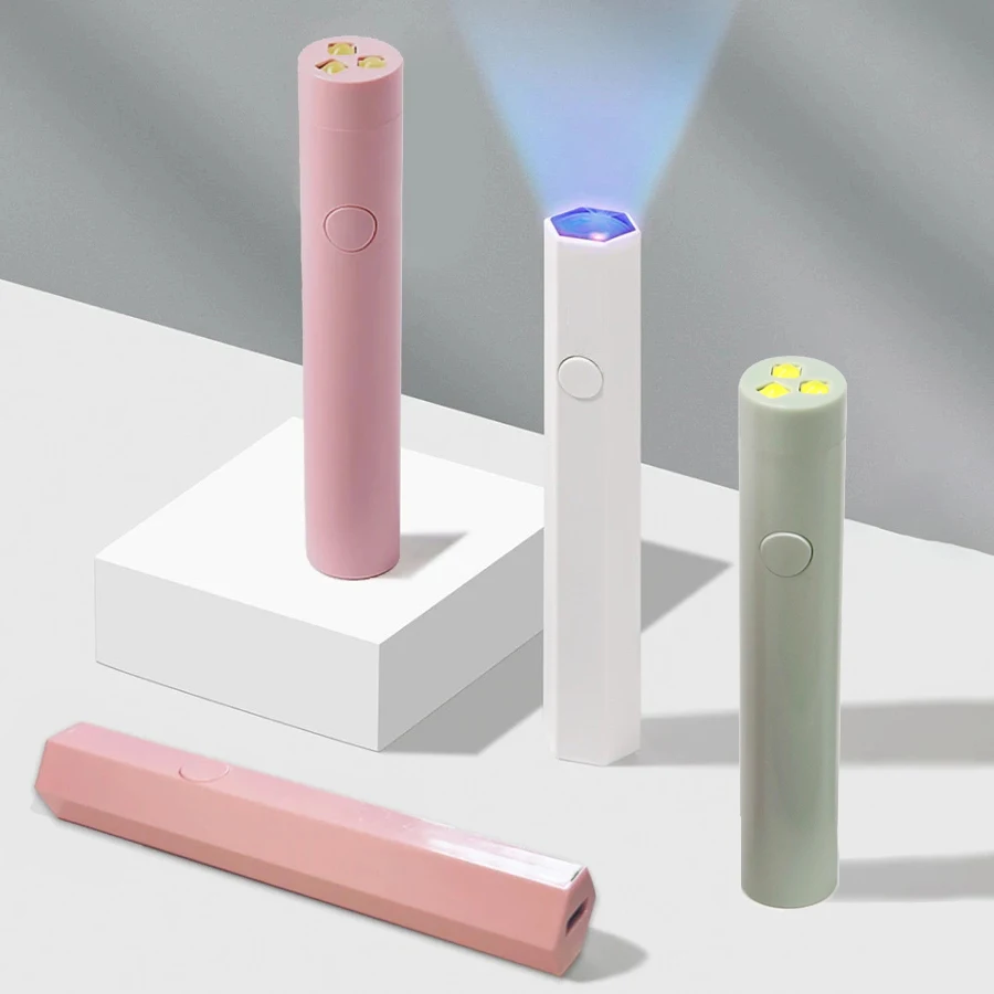 Cnhids Portable Mini Nail Dryer Lamp Uv Led Nail Light Per La Polimerizzazione Di Tutti I Gel Per Unghie Usb Ricaricabile Nail Art Tool Uso Di Viaggio