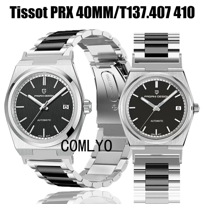 Per Tissot Prx 40Mm Prx T137.407 410 Cinturino Per Orologio Cinturino In Metallo Da Uomo Bracciale In Acciaio Inossidabile