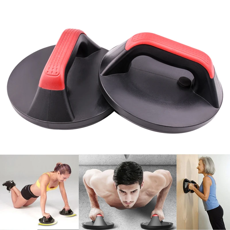 2 Pezzi Push-Up A Forma Rotonda Stand Hand Grip Chest Training Body Building Workout Gym Exercise Fitness Equipment Push Up Rack