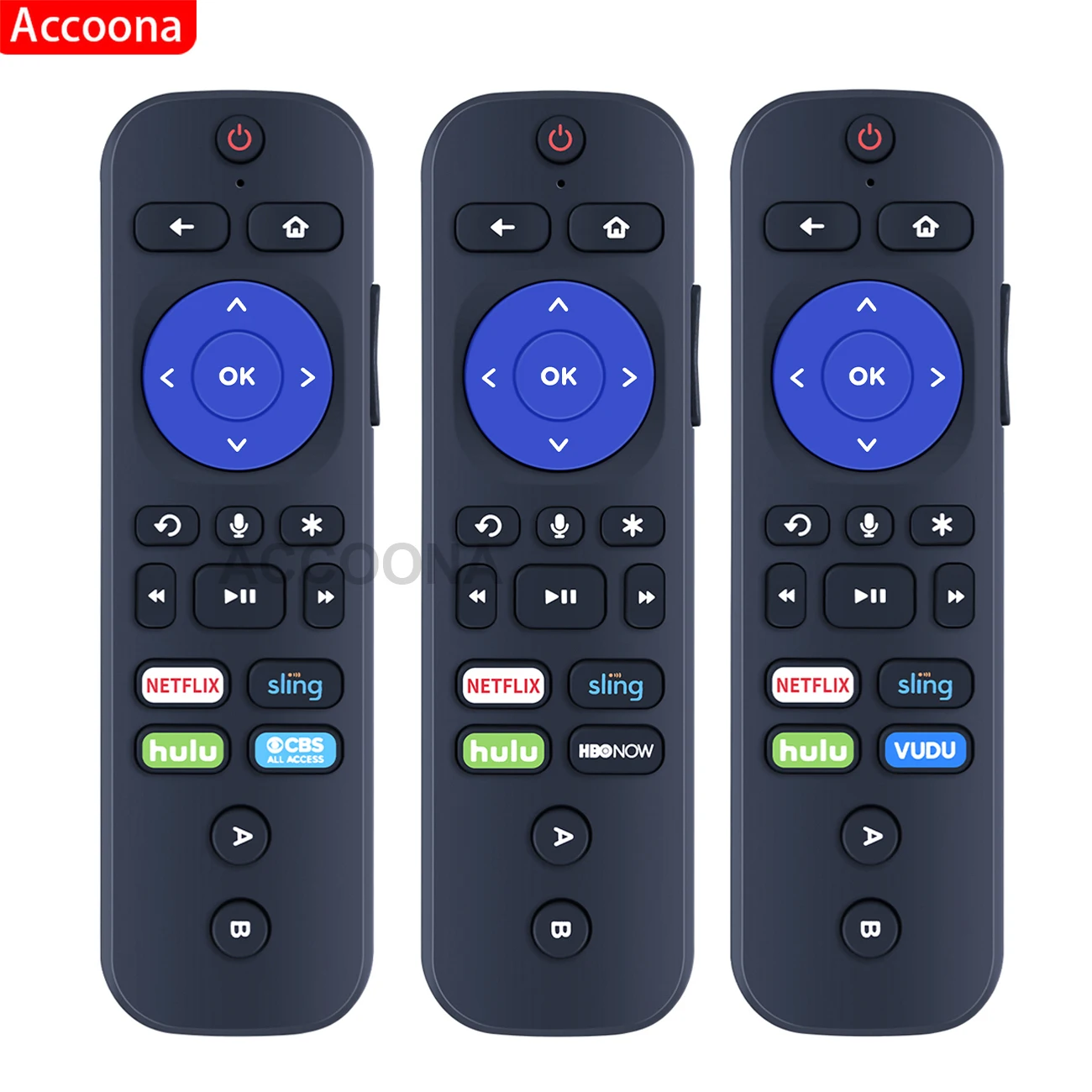 Rc-Al4 3226000303 3226000437 3226000304 Telecomando Per Lettori Roku Tv Audio