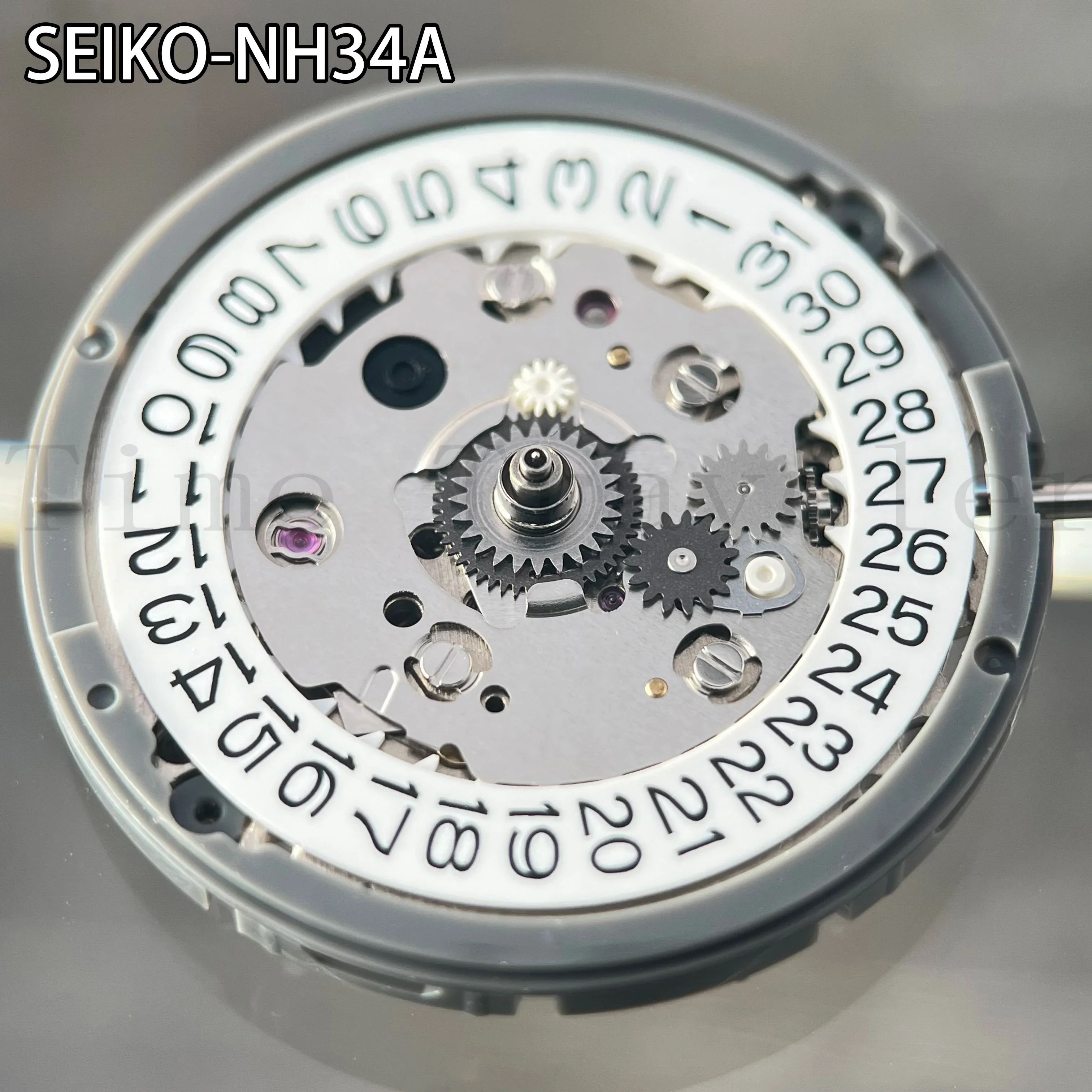 Nuovo Originale Giappone Seiko Nh34 Movimento 24 Gioielli Nh34A Gmt 4 Mani 4 R34 Gmt Data Watch Avvolgimento Automatico In Metallo Ad Alta Precisione
