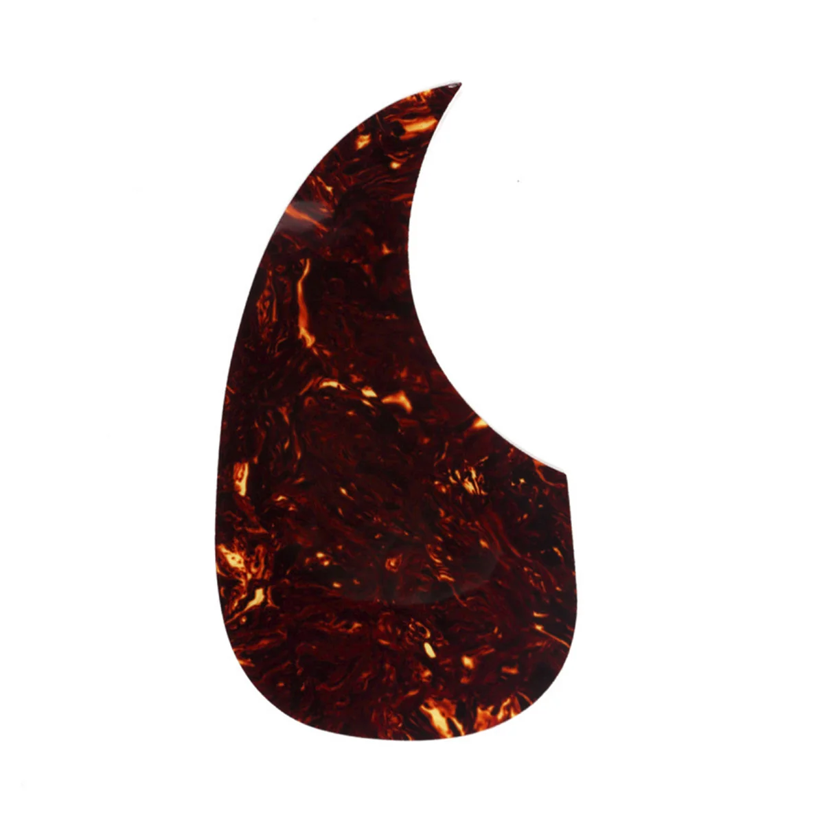 Musiclily Mancino Oversize Teardrop Chitarra Acustica Di Auto-Adesivo Pickguard Per Chitarra Di Stile Martin D28, Tartaruga Borsette