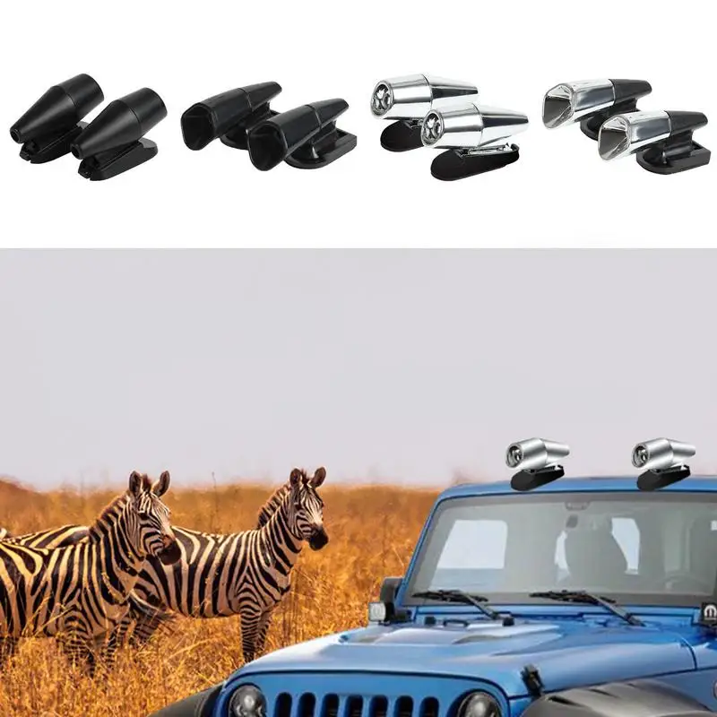 Deer Scarer For Car Animal Repeller Saving Wind Whistle Car Motorcycle Deer Warning Deer Attenzione Fischietti Allarme Per Auto E Bici