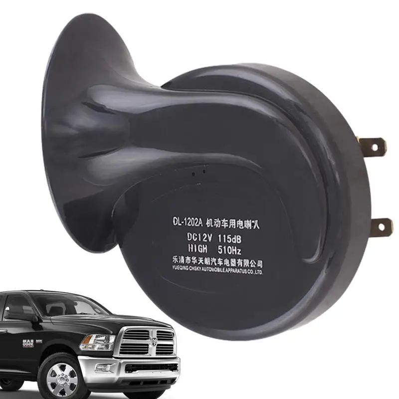 12V Car Horns Car Whistle Horn Super Loud Snail Horn Accessori Per Auto Sostituzione Universale Fit For Boats Bikes Cars Motorcycles