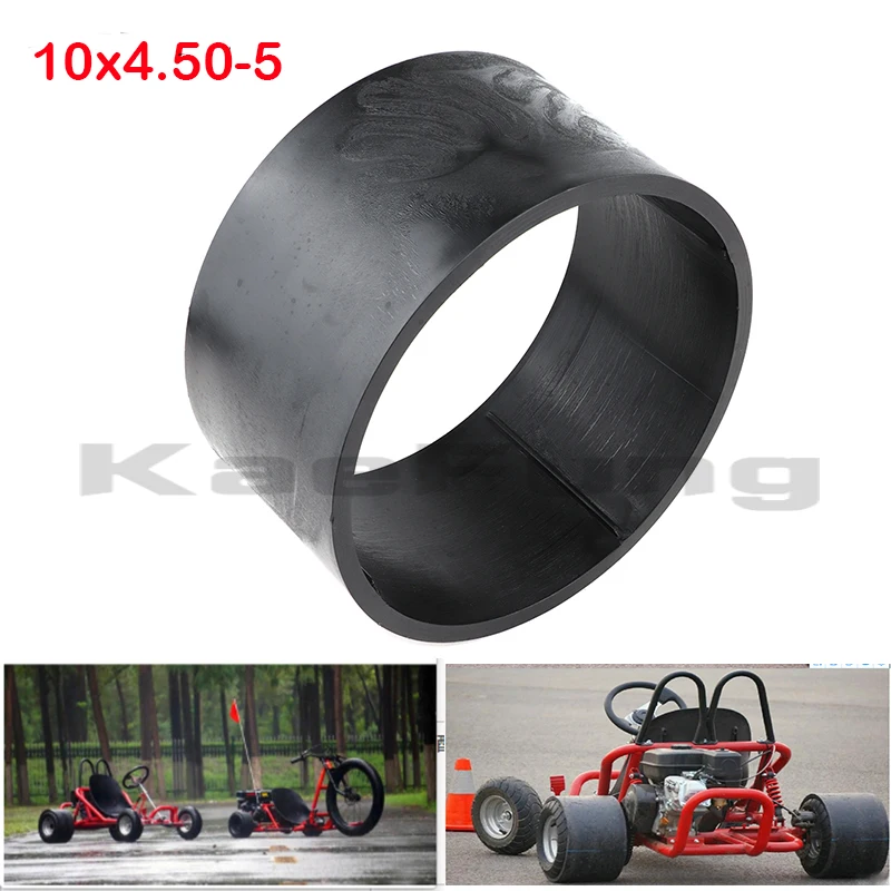 10 X4.5-5 Pollici Kart Alimentato A Gas Sostituzione Ruota In Plastica Pvc Pneumatico Cerchio Scooter Manica Drift Trike Street Wheel