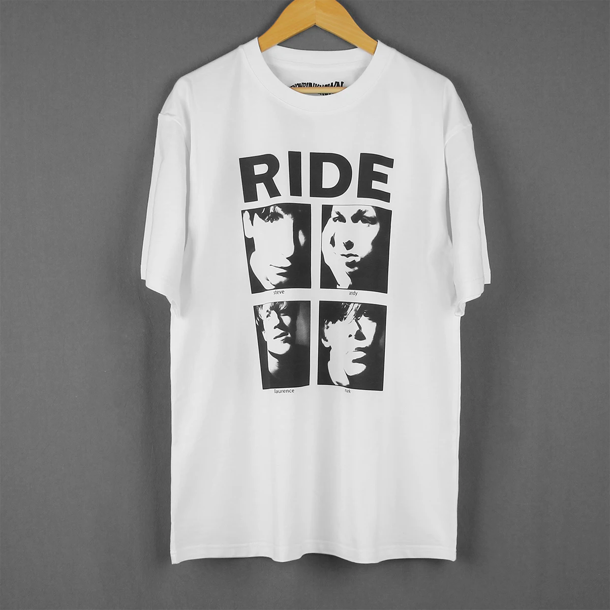 Ride T-Shirt Shoestreak The Jesus And Mary Chain Slowdive My Bloody Valentine T-Shirt In Cotone Da Uomo
