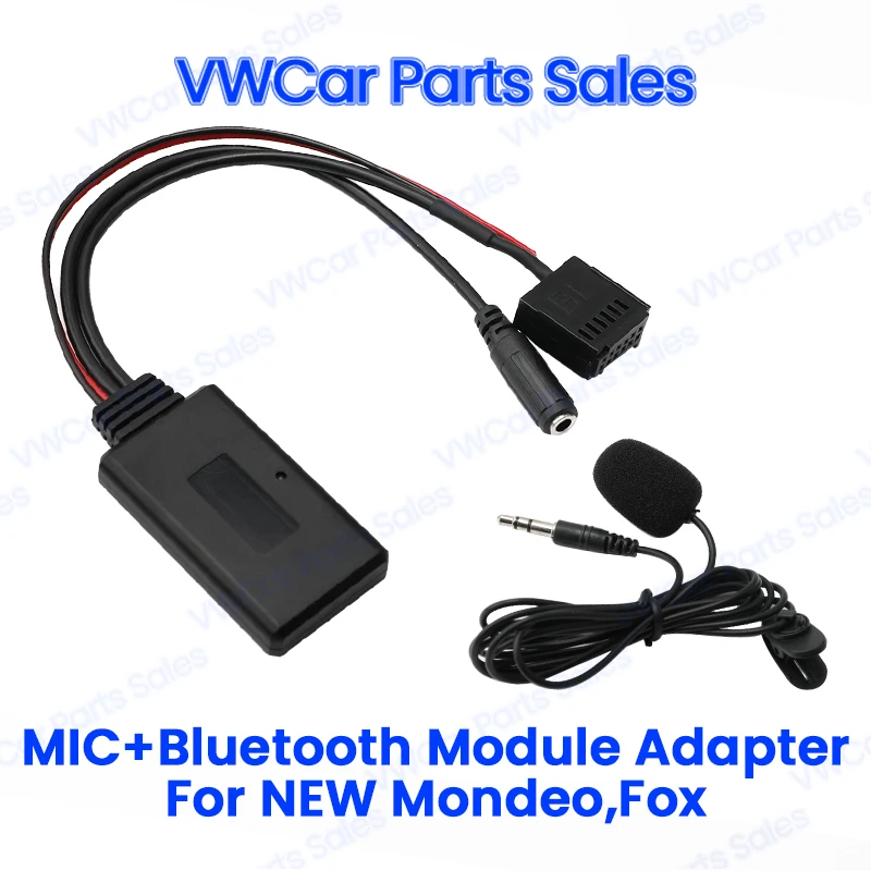 Adattatore Bluetooth Car 6000 Cd Audio Parts Bluetooth 5.0 Aux Cable Mic 6000Cd Adattatore Audio Per Ford Fiesta Focus Mondeo Kuga