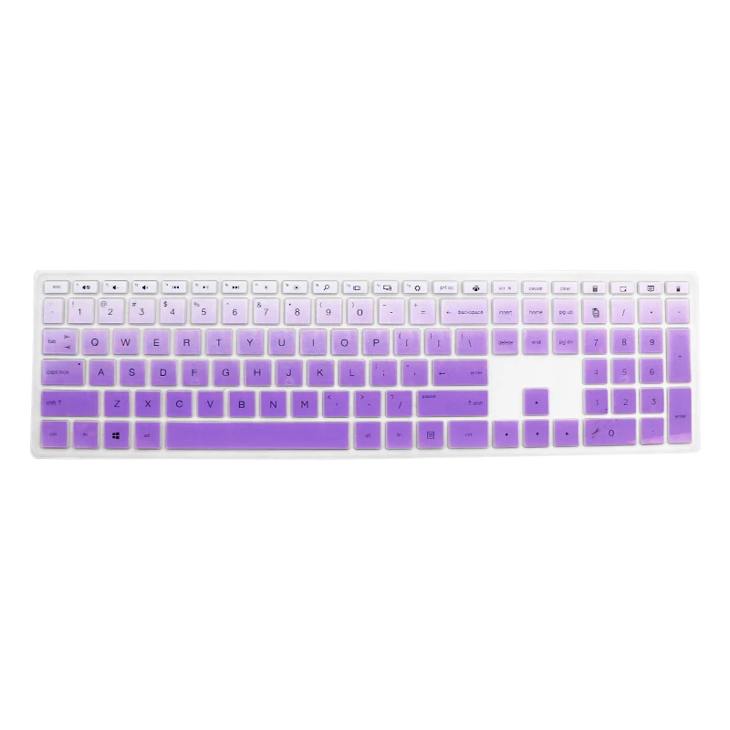 Tastiera Desktop Cover Protector Skin Computer Per Pc All-In-One Hp Pavilion 24-Xa 24-Xa0002A 24-Xa0300Nd 24-Xa0051Hk 23.8 Pollici