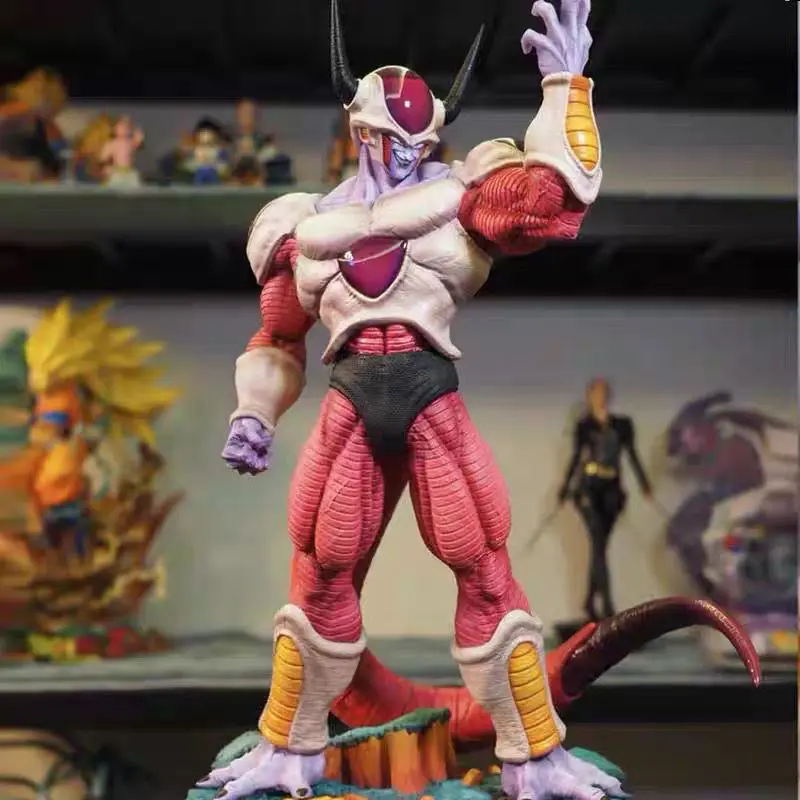 Anime Dragon Ball Z Action Figure White Hole Frieza Statue Pvc Collection Doll Seconda Forma Gold Freezer Figurine Model Toys