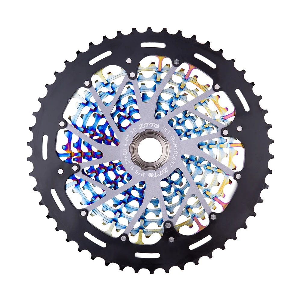 Ultimate Mtb 11 S 9-50T Ult Rainbow Cassette 11 Speed Xd Cassette Full Steel Durevole Ultraleggero Mountain Bike Volano Pignone