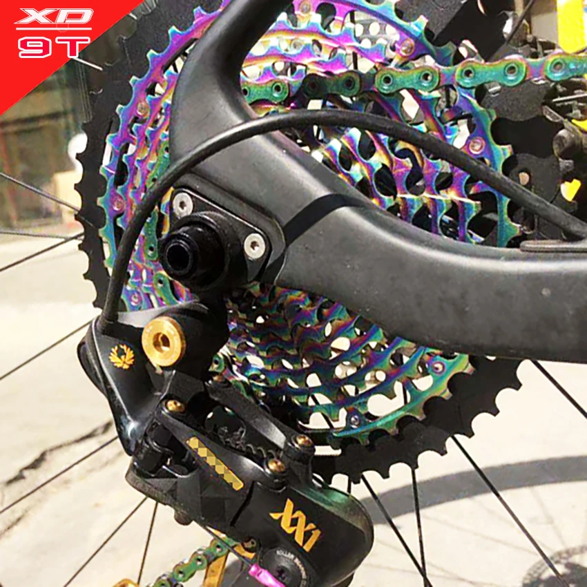Spedizione Gratuita Mtb 11/12 Velocità 9-50T Nastro A Cassetta Ultimate Xd Per Sram Cassette Tape Rainbow 375G