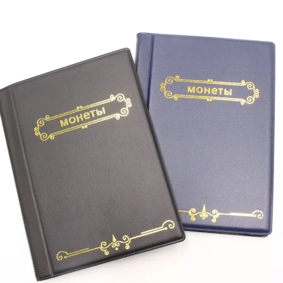 120 Monete Collezione Album Denaro Porta Monete Porta Libri