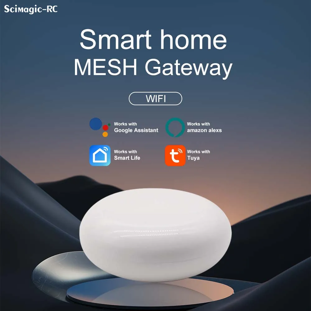 Nuovo Hub Wireless Tuya Ble Mesh Gateway Bridge Per Dispositivi Mesh Tramite Smart Life Smart Home Automation Funziona Con Alexa Google Home