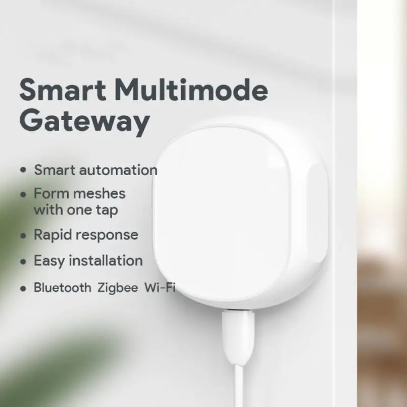 Tuya Zigbe3.0 Smart Gateway Hub Smart Home Bridge Gateway Multimodale Compatibile Con Bluetooth Home Hub Per Alexa Google Home