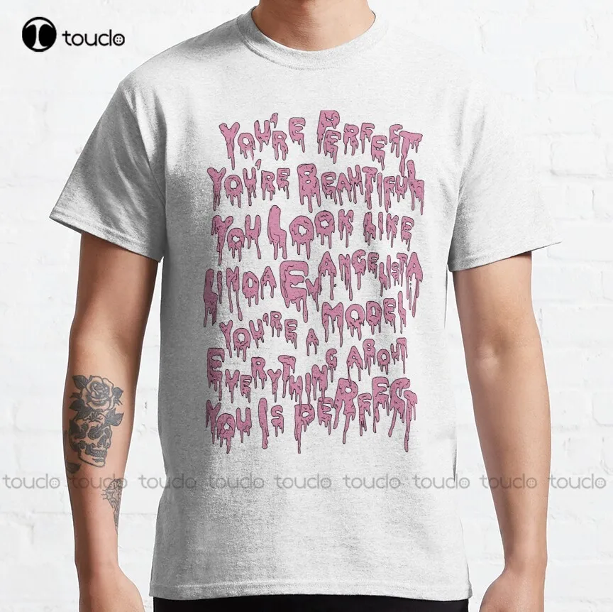 Sembra Linda Evangelista (Aja / Valentina) Drag Race Drag Queen Classic T-Shirt Mens Swim Shirt Fashion Tshirt Summer New