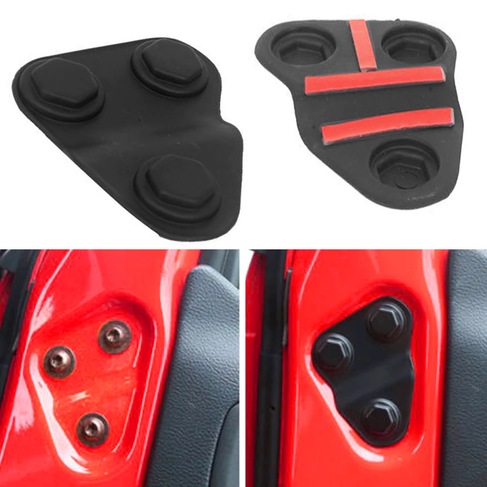 Rivestimento Della Copertura Della Protezione Della Vite Della Porta 2 Pezzi Per Jeep Wrangler Jl Jlu Jt Willy 2018-2023