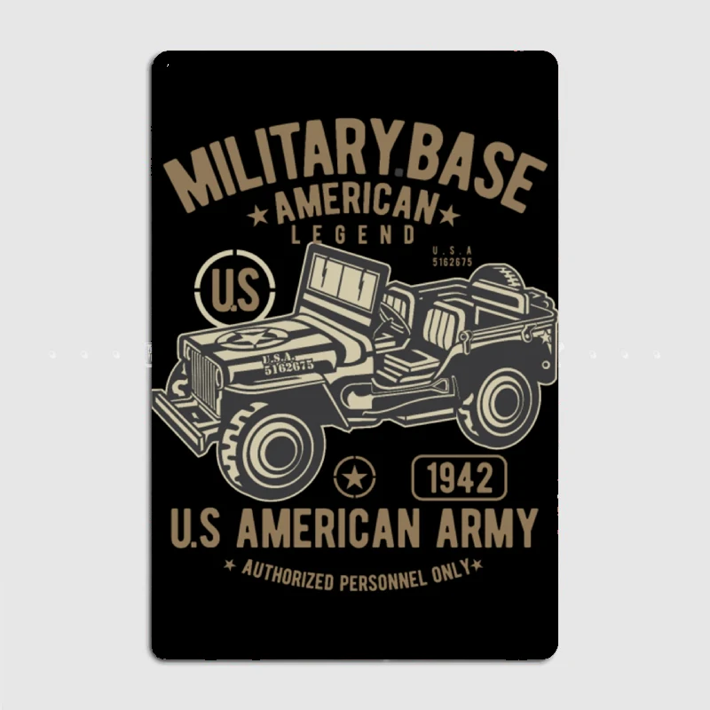 Vintage Legend Jeep Willy Poster Metal Tin Sign Truck Indoor E Outdoor Home Bar Coffee Kitchen Wall Decoration