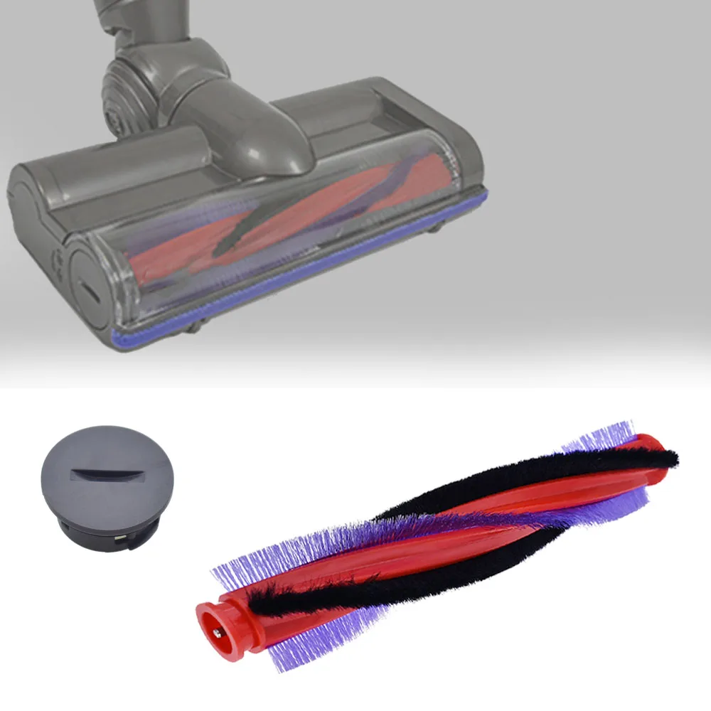 Tappo Terminale Della Testina Della Spazzola Del Rullo Del Pavimento Sottovuoto Da 185/225Mm Compatibile Con Dyson V6 Dc59 Dc62 V6 Origin Triggerhead 