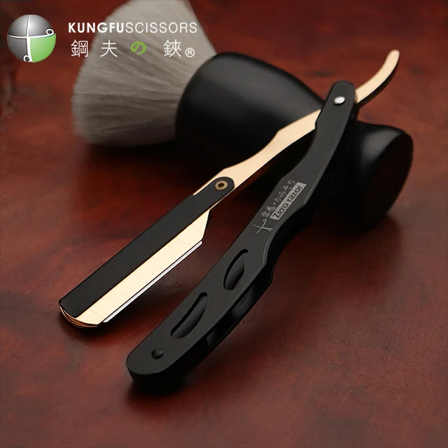 Barbershop Rasoio Da Uomo Straight Edge Barber Razor Knife Manuale Barba Da Barba Lame Sostituibili Per Uomo