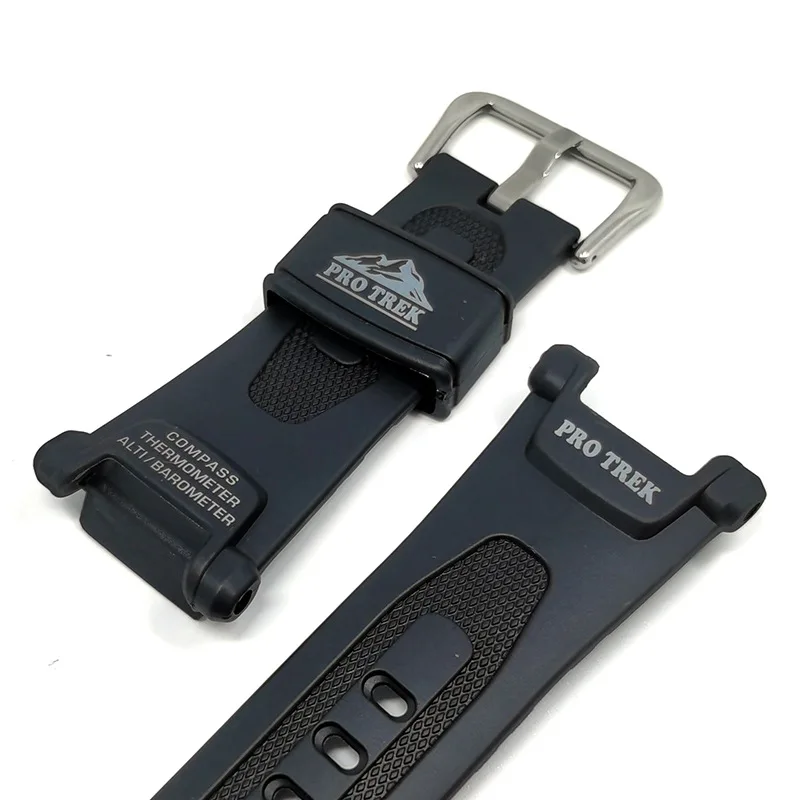 Cinturino Sportivo In Resina Per Casio G Shock Prg-40T Prg-240T Prg-240-1 Prg-40-3V Cinturino Di Ricambio In Gomma Impermeabile Da Uomo