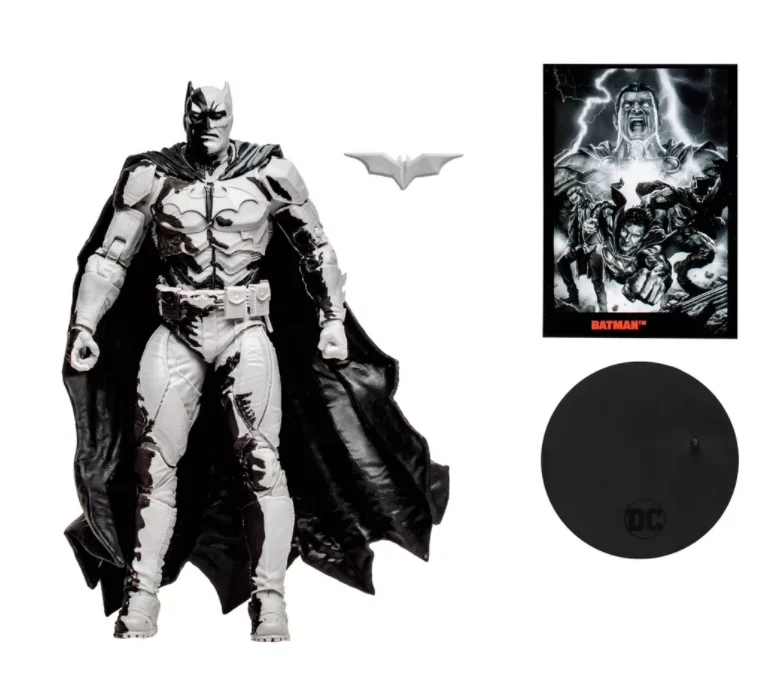 Mcfarlane Black Adam Comic Book Con Batman (Target Exclusive) Action Figure Articolate Toys 17Cm
