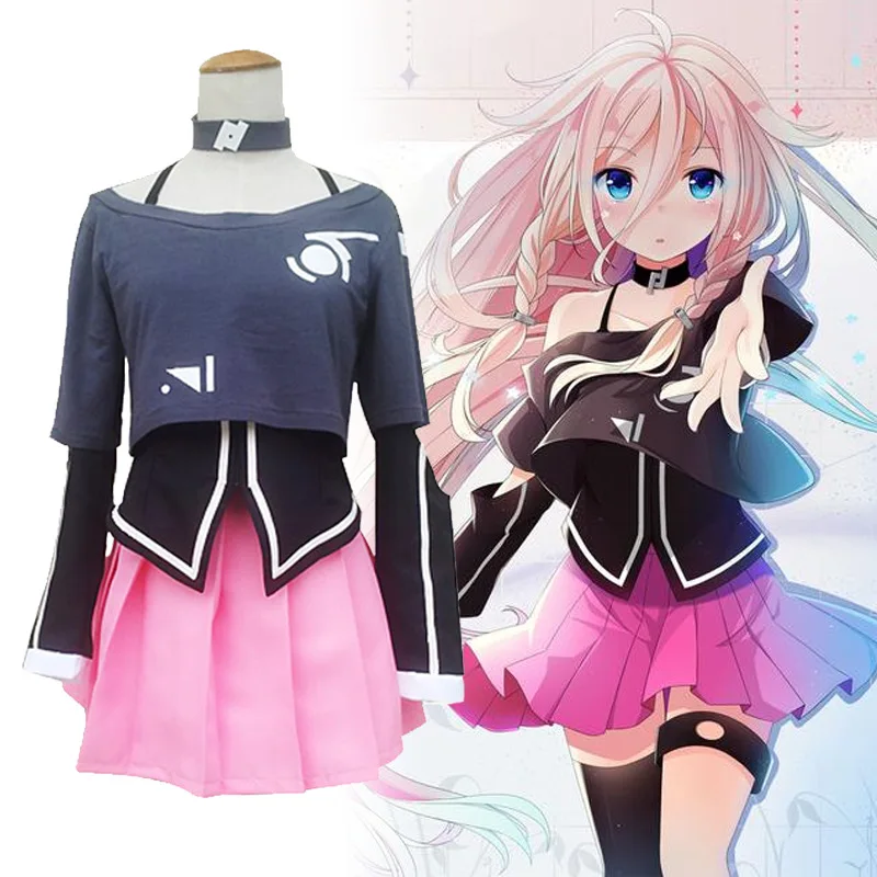 Singxeng Vocaloid3 Ia Costume Cosplay Ia Aria On The Planetes Costume Da Palcoscenico Cantante Virtuale Little Angel Top Gonna Suit Personalizza