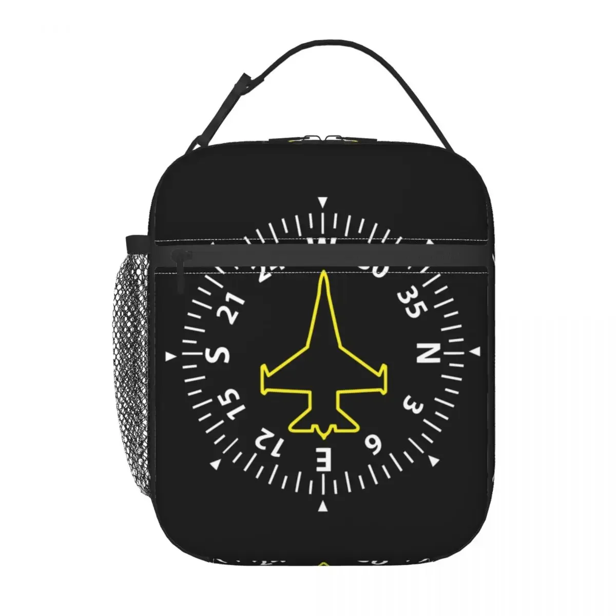 Jet Fighter Pilot Portable Lunch Box Aviation Airplane Aviator Thermal Cooler Food Insulated Lunch Bag Kids School Children