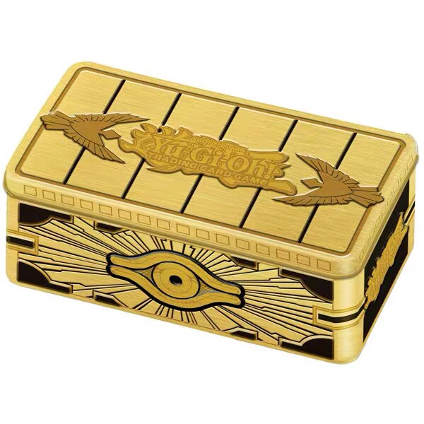 Yu-Gi-Oh Mp19 Gold Sarcophagus Tin Iron Box English European Version Original Box