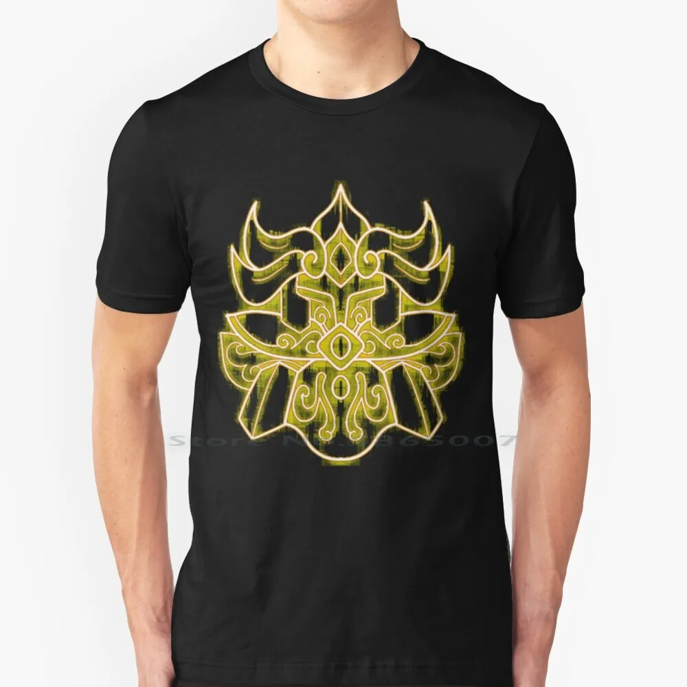 Neon Leo T Shirt 100% Cotone Leo Aiolia Caballeros Del Zodiaco Oro Santi Leone Zodiaco San Seiya Cavalieri Dello Zodiaco