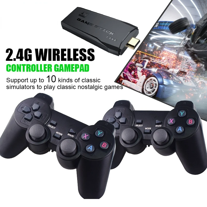 Hdmi Hd Wireless Double Game Psp Sega Arcade Simulator M8 4K Game Stick