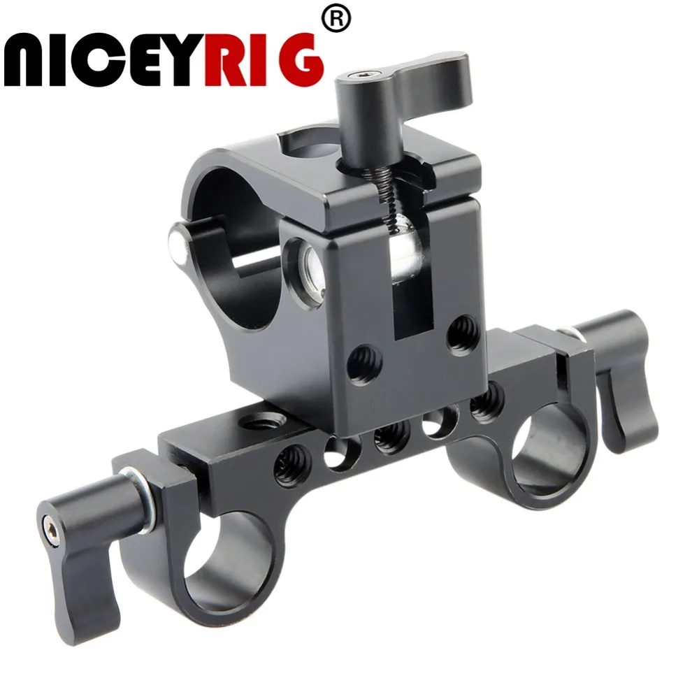 Niceyrig 25Mm Morsetto Di Rod Rig Per Dji Ronin M Mx Freefly Movi Treppiedi Stabilizzatore Morsetto Di Rod 25Mm Asta Morsetto 15Mm Rig 1/4 "3/8" A Vit