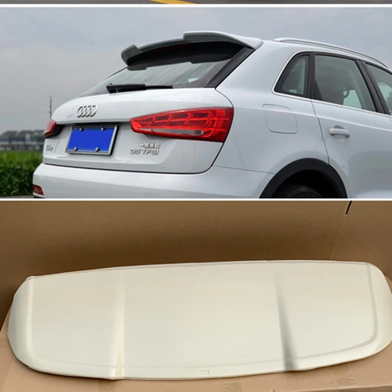 For Audi Q3 High Quality Abs Material Car Rear Wing Primer Color Q3 Hatchback Spoiler For Audi Q3 Spoiler 2013-2017