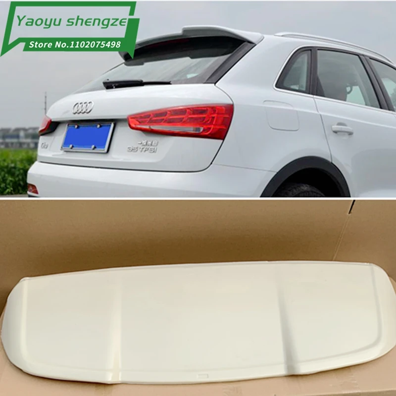 Per Audi Q3 Materiale Abs Di Alta Qualità Auto Ala Posteriore Primer Colore Q3 Hatchback Spoiler Per Audi Q3 Spoiler 2013-2017