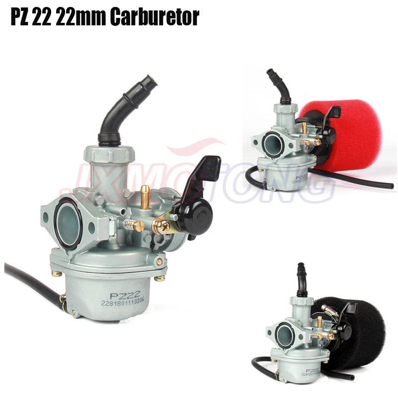 Motore Pz22 22Mm Carburatore E Filtro Aria 38Mm Per Keihin 125Cc Kayo Apollo Bosuer Xmotos Kandi Dirt/Pit Bike Monkey Bikes Atv