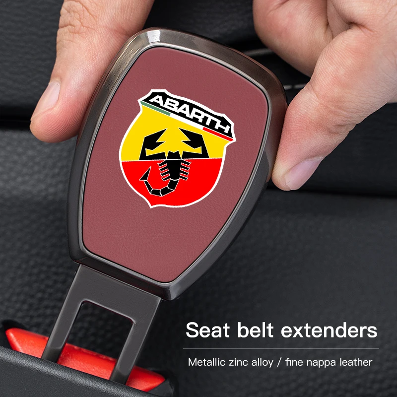 Car New Seat Belt Clip Extender Safety Belt Lock Buckle Plug Per Abarth Fiat Bravo 500 Stilo Tipo Fr Punto Palio Ducato