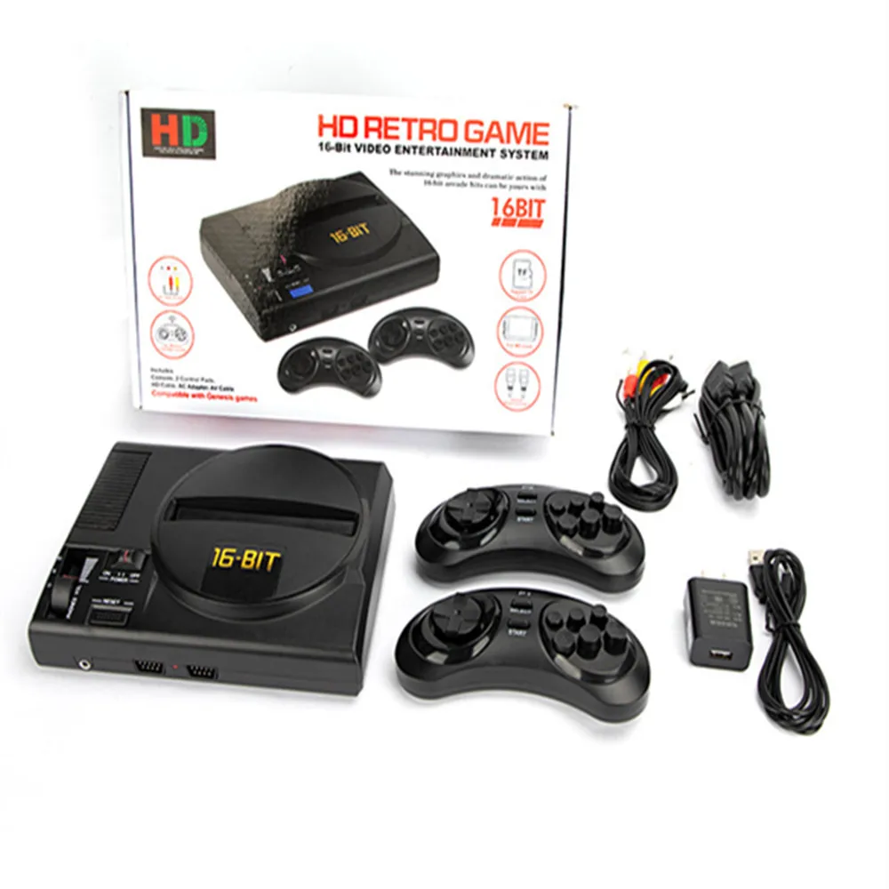 Controller Wireless Hdmi/Av Retro Classic Handheld Game Player Family Tv Console Di Gioco Per Genesis Per Megadrive 16 Bit Games