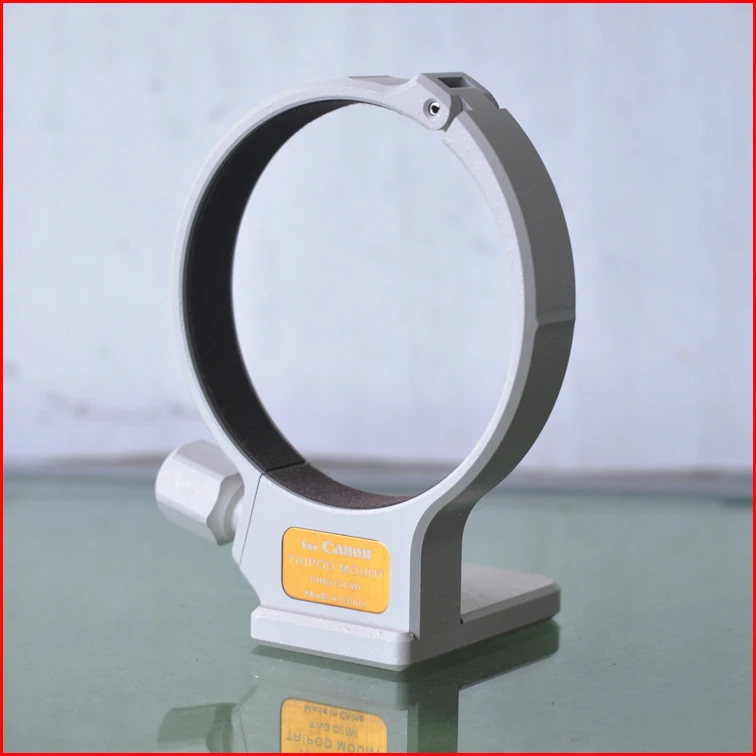 Metallo Bianco Tripod Mount Ring Per Canon Ef 70-300Mm F/4-5.6L Is Usm C (Wii) L Is Usm Lens