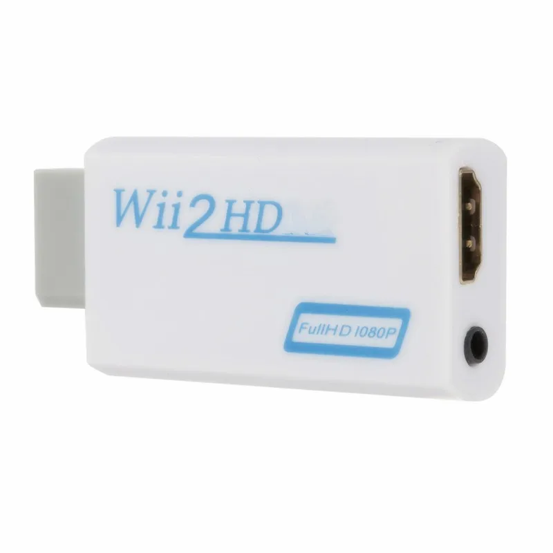Convertitore Adattatore Compatibile Full Hd 1080P Wii A Hd Audio Da 3.5Mm Per Monitor Pc Hdtv