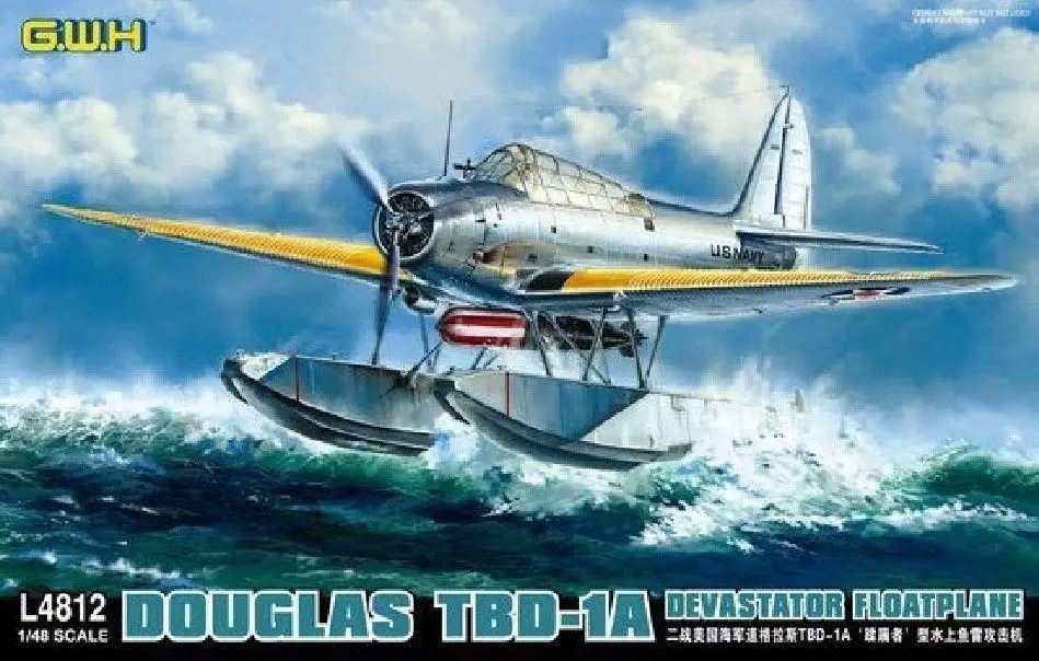 Greatwall 1/48 L4812 Douglas Tbd-1A Devastator Floatpalane Di Alta Qualità