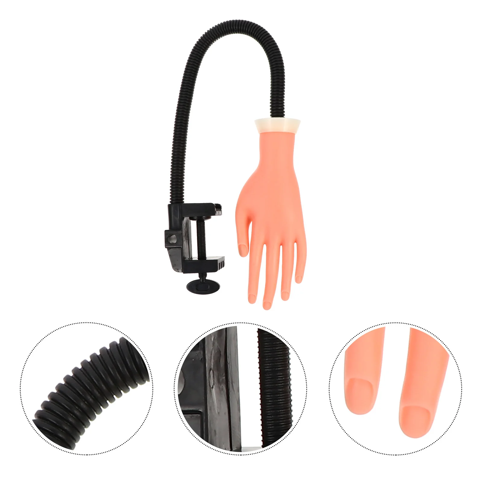 Mano Nail Practice Nails False Mannequin Manicure Fake Salon Modello Mobile Acrilico Finger Supply Hands Dispaly Mankini Maniquin