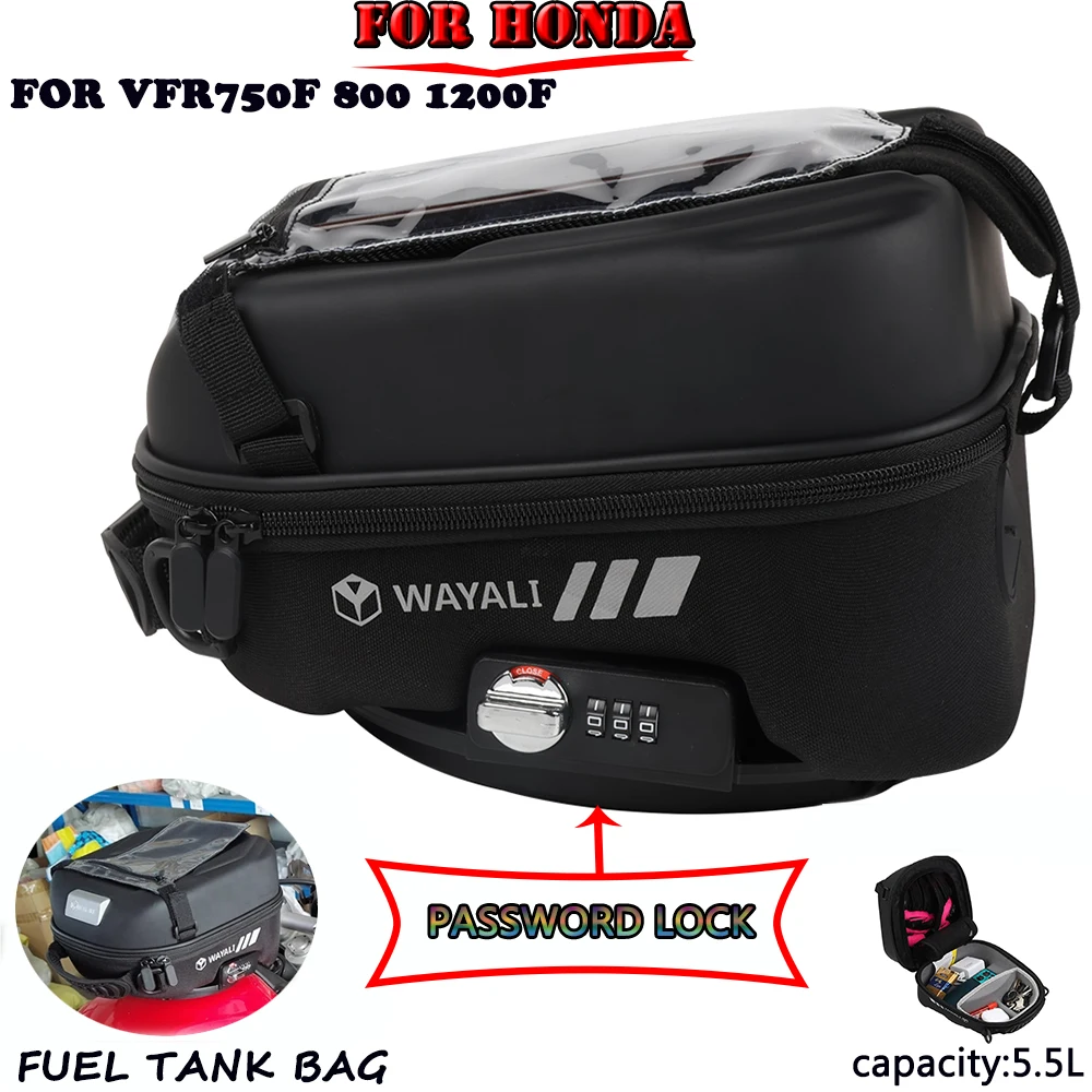 Per Honda Vfr750 Vfr 750 F Vfr800 Vfr 800 Vfr1200F Vfr 1200F Vfr 1200 F Moto Borsa Impermeabile Borsa Serbatoio Zaino Portatile