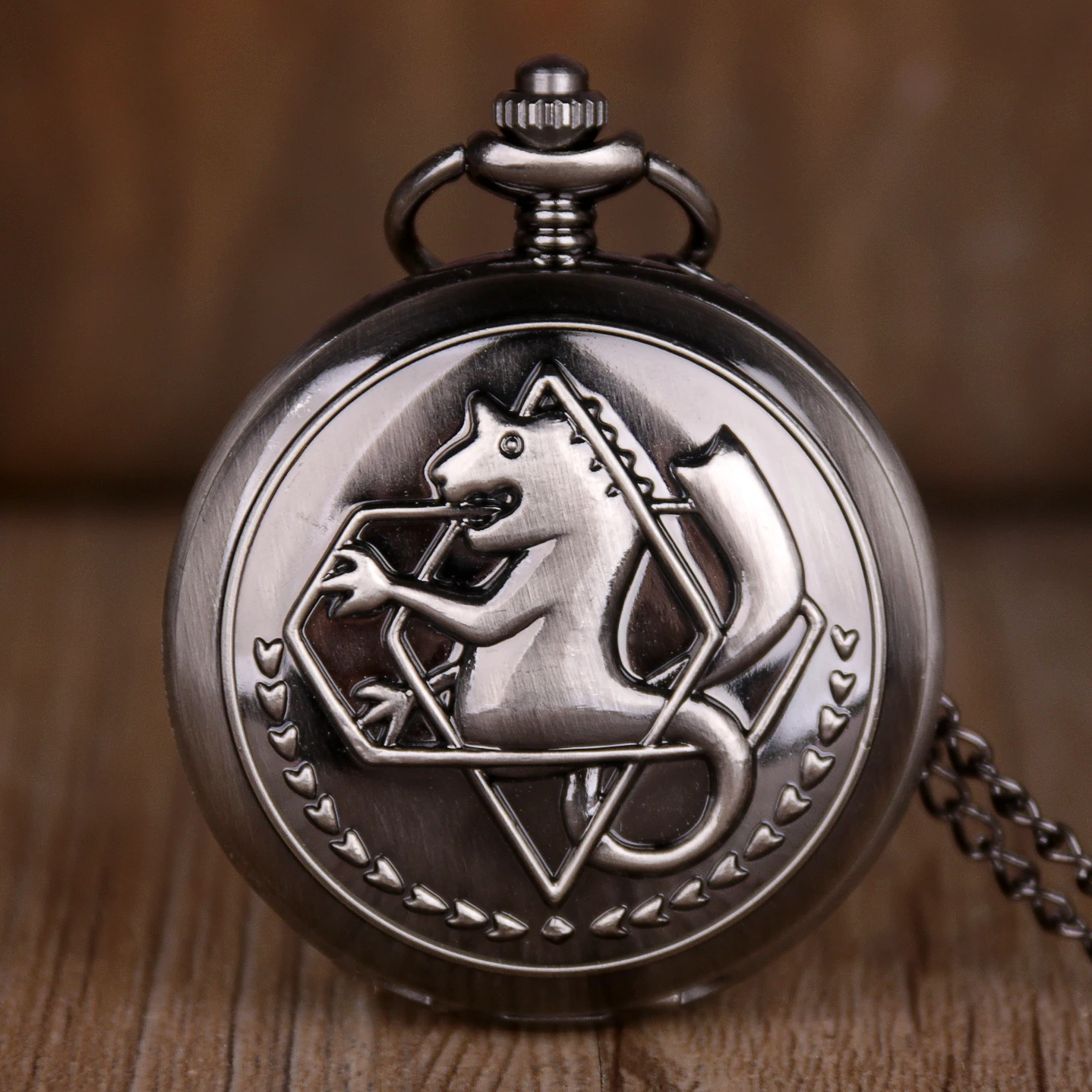 Antico Orologio Da Tasca Al Quarzo Fullmetal Alchemist Edward Elric Cosplay Con Pendente Collana Uomo Donna Orologio Da Tasca