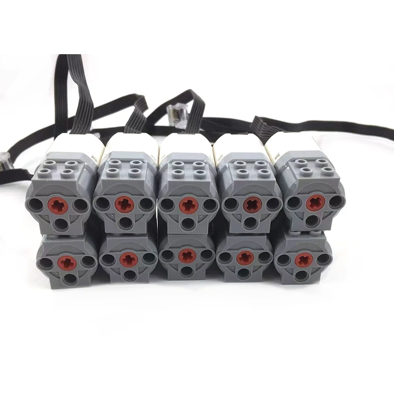 Commercio All'Ingrosso 10 Pz/Lotto Funzione Di Alimentazione Elettrica Motore Medio Building Blocks Parti Adatte Per Il 45300 Wedo 2.0 Classic Robotic