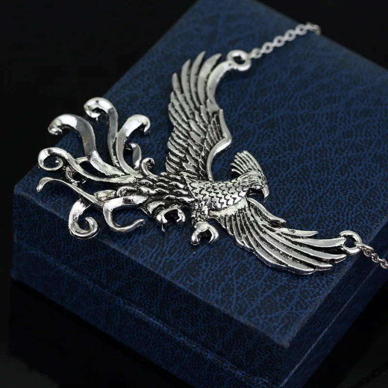 Movie & Tv Hot Harried Jewelry Styles Collana Uomo Movie Phoenix Charm Maglione Pendente Per Regalo Donna