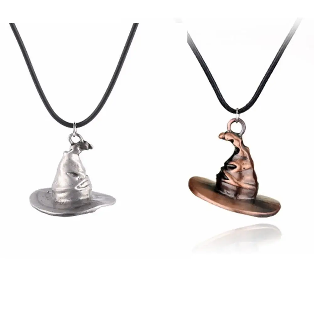 Harried Magic Hat Collana Potters Cosplay Wizard Cap Gioielli Con Ciondoli Vintage Per Uomo Donna Regalo