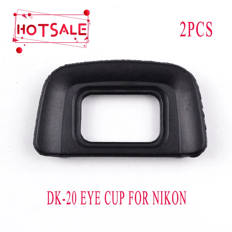2Pcs Dk-20 Oculare In Gomma Per Tazza Per Nikon F55 F65 F75 F80 D40 D40X D50 D60 D70 D3000 D3100 D3200 D3300 D5100 D5200 Fotocamera Slr