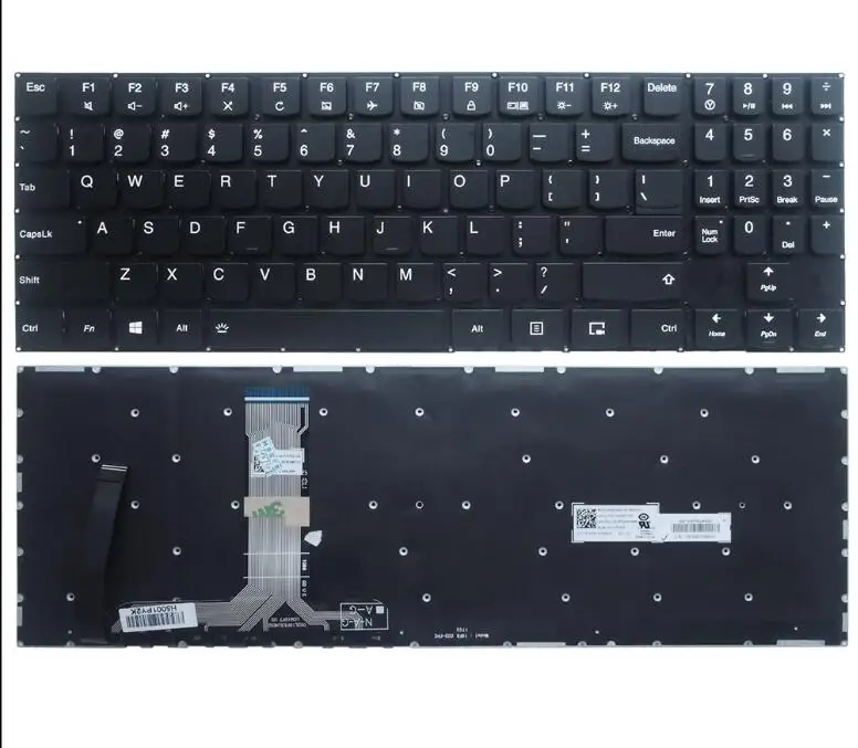 Nuova Tastiera Americana Per Lenovo Legion Y520 Y520-15Ikb Y720 Y720-15Ikb Retroilluminata Bianca