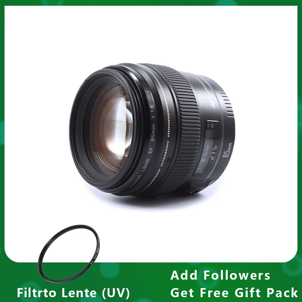 Obiettivo Canon Ef 85Mm F/1.8 Usm Per Fotocamere Canon Eos Slr