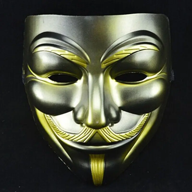 V Per Vendetta Eyeliner Mask Maschera Cosplay Antica Film Eterno Guy Fawkes Halloween Masquerade Party Smile Mask Maschera Joker